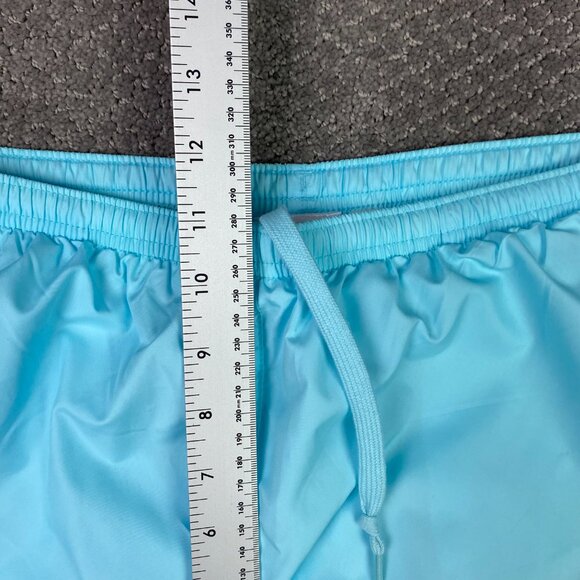 NWOT Vintage Y2K Adidas Windbreaker Track Pants Women's Large Semi Blue Burst - Picture 13 of 16